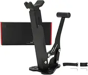 Universal Motorcycle Wheel Stand Portable Handle Single Sided Paddock Stand Front Rear Support Tire Repairing Tool Lift(Black B)