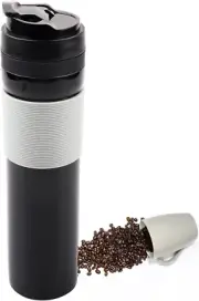 Coffee Press Bottle,350Ml Portable Coffee Press Bottle Tea Coffee Maker Drink...