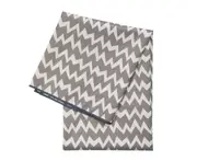 Kids Waterproof Folding Play Mat Playroom Nursery Picnic Carpet Blanket Cushion-Gray Wave