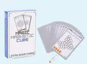New Sealed Magic MAGNETIC Cube Extra Guide Cards (Deck Only) No Cube Included