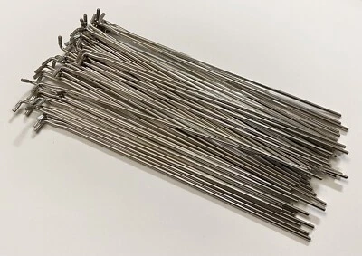 Set of 70 Grand Piano Damper Wires, 6-1/4" Long, Tinned Brass