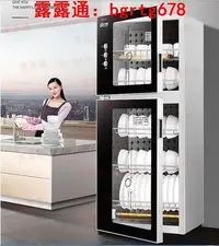 在飛比找Yahoo!奇摩拍賣優惠-新店-烘碗機 220V消毒櫃家用小型高溫商用消毒碗櫃不銹鋼雙