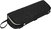 Hair Dryer Travel Bag - Portable Hair Styling Tool Storage Bag,Multifunction Flat Iron Bag with Removable Heat Resistant Mat, Large Capacity Storage Bag for Travel Home