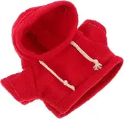 Abaodam Realistic Plush Bear Clothing Adorable Dog Sweater for Small Dogs Soft Comfortable Hoodie Accessory for Stuffed Animal Collectors Enhances Playtime Experience