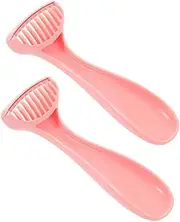 FOMIYES 2pcs Compact Portable Hair Shaver for Women Gentle Manual Epilator for Legs Underarms and Sensitive Areas Razor for Travel and Daily Grooming