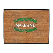 Gardening Makes Me Thorny - Funny Novelty Doormat Man Cave Floor mat