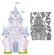 Castle Decoration Metal Cutting Dies DIY Scrapbook Paper Cards Embossing Craft