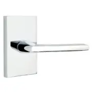 Emtek Helios Chrome Privacy Set, Rectangular Rosette, LH