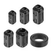 27Pcs Clip-on Ferrite Core Noise for 3mm/5mm/7mm/9mm/13mm Diameter Cable