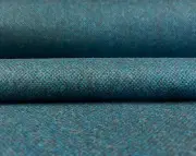 4.375 yd Luna Ellwood Modular Dark Teal MCM Woven Wool Upholstery Fabric