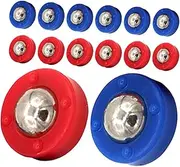 Milisten Boys and Girls Shuffleboard Game 20pcs Rolling Beads Sturdy Plastic Steel Balls Sliding for Tabletop Play