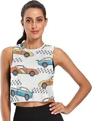 [Joisal] Skateboard Street Art Graffiti Tank Top Athletic Lightweight Womens Running Tank Tops