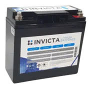 Invicta 12V 20Ah Lithium Battery with 4 Series Functionality