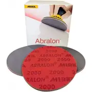 Mirka Abralon 6 Inch (150mm) Sanding Pads - 2000 Grit - 5 Pack