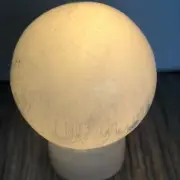 Large Selenite Sphere Moonlight Standing Calcite Natural Crystal Minerals - 13cm