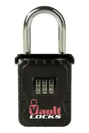Realtor Lock Box 3 Letter Resettable Combination Padlock For Hiding Keys