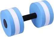 BESPORTBLE Aquatic Exercise Dumbbells Water Dumbbells Aquatic Hand Bar Dumbbell Weight Foam Barbells for Water Fitness Pool Exercises Blue