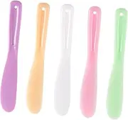 Beaupretty 5Pcs Mixing Plates for DIY Face Masks Assorted Color Beauty Tool Durable Easy to Use for Salon Home