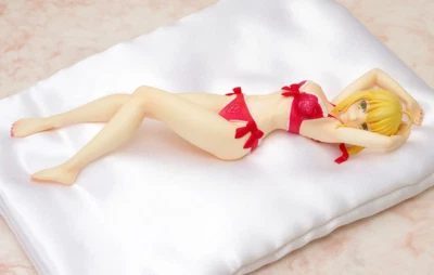 Anime Fate/stay Night Wave Red Saber PVC Figure New No Box long 18cm