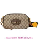 【GUCCI 古馳】GG SUPREME MESSENGER 老虎頭包 相機包 肩背包 斜背包 476466