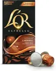 L'OR Espresso Caramel Flavour Coffee Capsules 52g free shipping world wide