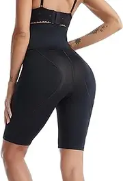AZIDWERYQ Shapewear Butt Lifter Body Shaper Breathable Hip Pads for Women Shapewear Seamless High Waist Short Padded Underwear for Women Girl Daily Use Accessories, Black Hip Pads for Women Shapewear