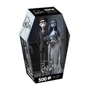 500pc Aquarius Corpse Bride Jigsaw Puzzle w/ Coffin Box 35x48cm Kids 14y+