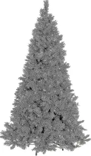 Pre-lit Scandinavian Blue Spruce Christmas Tree With 300 Chasing Warm Led Lights