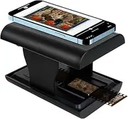 Mobile Film Scanner, 35mm Foldable Slide and Negative Scanner for Old Slides to Smartphone JPG, Built in LED Backlight, Support App Editing and Sharing