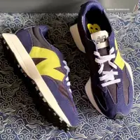 在飛比找蝦皮購物優惠-NEW BALANCE 327 WS327CC 深藍 黃N 