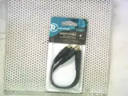 Radioshack 4" Shielded Audio Y-cable Rca Male To Dual Rca Phono Female 4201144