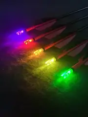 5pc/ LED Lighted Nocks for Arrows-.204 /.244 Hunting / Target - Laser LED Nocks