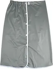 Incontinence Bed Pad, Adults Diaper Skirt,Elderly Care Bed Protection Reusable Mat Skirt for Disabled Bedwetting, grey green XXL
