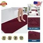 Quick-Dry Chenille Bath Mat 59x24 - Plush Comfort for Your Bathroom Oasis