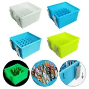 Fishing Lures Container Case with Dividers Fishing Tackle Box for Freshwater