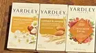 3 Yardley London Moisturizing Soap Bars Mixed SHEA, OATMEAL, CINNAMON SWIRL