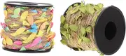 2Rolls DIY Decorative Leaf Rattan Rope Imitation Leaf Decor for Scene Layout Versatile and Easy to Use for Creative Projects and Present Giving