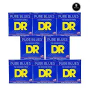 8 Sets DR Pure Blues Pure Nickel Electric Guitar Strings PHR-9 Lite 9-42