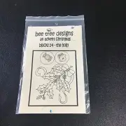 Unused Uncut Bee Tree Designs Advent Christmas Blocks 1-4 Sewing Craft Pattern