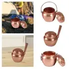 Copper Pot with Lid Cookware Saucepan Stew Pan for Home Chef Commercial