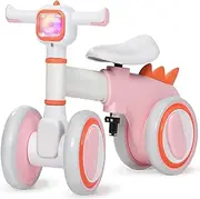 OULAIZ Baby Balance Bike for 1 Year Old Boys Girls+, 12-36 Month Toddler Balance Bike, 4 Wheels Toddler First Bike, First Birthday Gifts