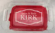 Personalized Pyrex Baking Dish 9x13 Wedding Gift