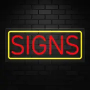 Signs Neon Sign for Retail Displays | LED Flex Neon | 24"W x 10"H x 1"D