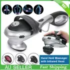 Electric Massager Infrared Hand Held Home Body Heat Neck Back Shoulder Massage