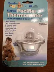 TenderTYKES Pacifier Digital Thermometer with Musical Fever Alarm