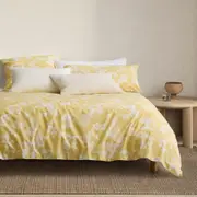 Sheridan Hadley Quilt Cover Set in Honey Gold Size: King Material: Cotton @Sheridan Rewards