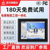 在飛比找Yahoo!奇摩拍賣優惠-互視達工控工業一體機嵌入式工業觸控螢幕顯示器電容電阻觸控螢幕