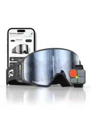 Bluetooth Smart Ski Goggles with Walkie-Talkie for Adult-Anti Fog Snowboard G...