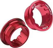 Cycling Cassette Lockring - Flywheel Ring Cover | Set of 2 Lock Covers for Flywheel, 12 Speed Anti-Slip Aluminum Alloy Flywheel Lockring