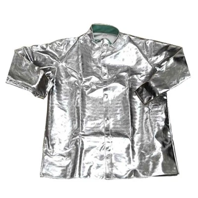 Tillman 7230 36" 16 oz. Aluminized Rayon Protective Jacket Medium